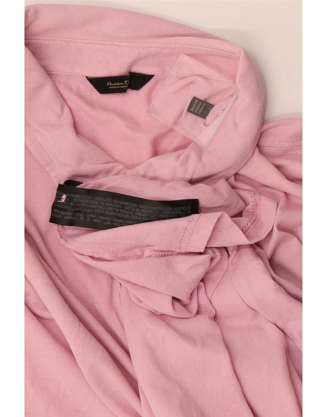 Męska koszulka polo Massimo Dutti 2XL, różowa, bawełniana