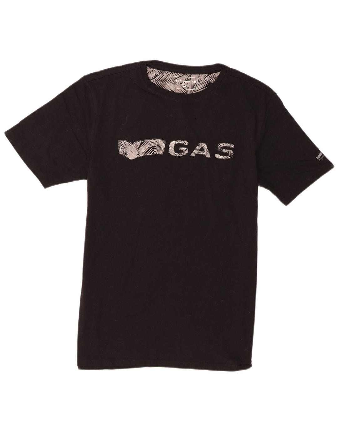 Męska koszulka z grafiką Gas Top 2XL, czarna bawełna