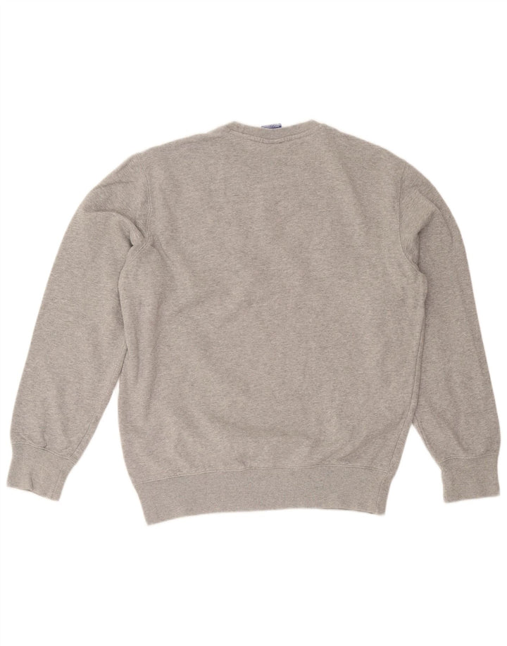 Męski sweter z grafiką Champion XL, szary, bawełniany