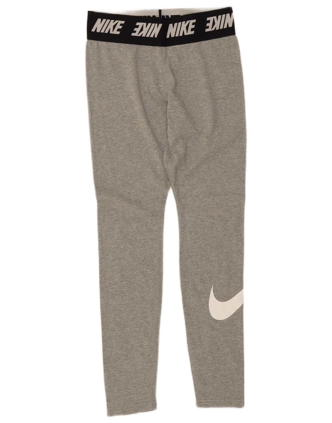 Damskie legginsy Nike Graphic UK 10, bawełna w kolorze średniej szarości
