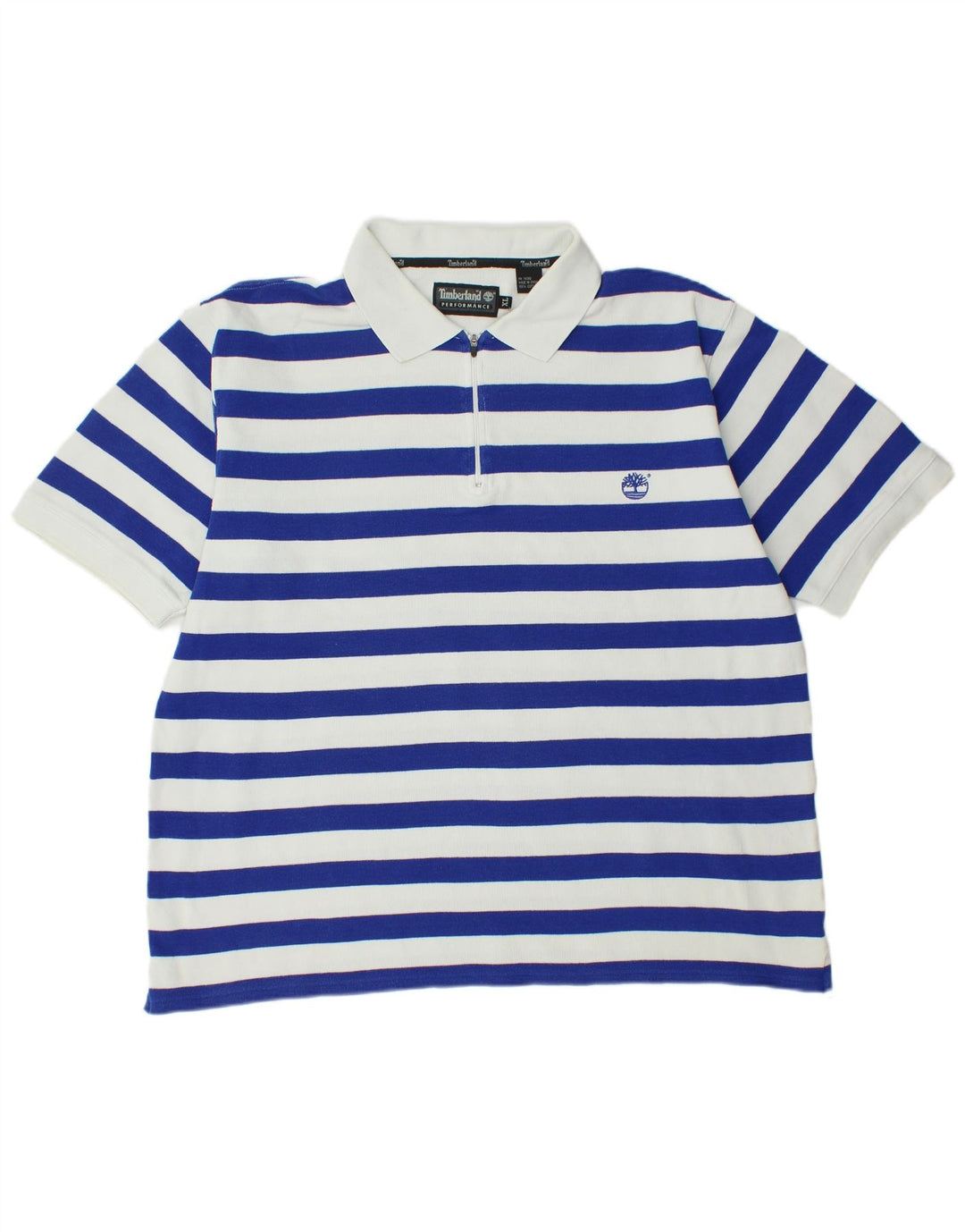 Męska koszulka polo TIMBERLAND XL, bawełniana w niebieskie paski