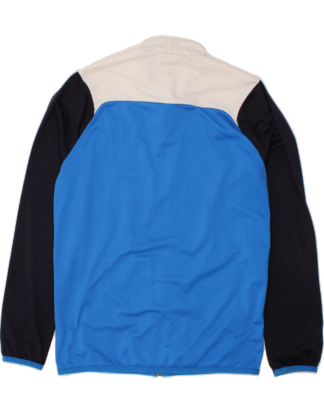 PUMA Boys Tracksuit Top Jacket 15-16 Years 2XL Blue Colourblock Polyester Vintage Puma and Second-Hand Puma from Messina Hembry 