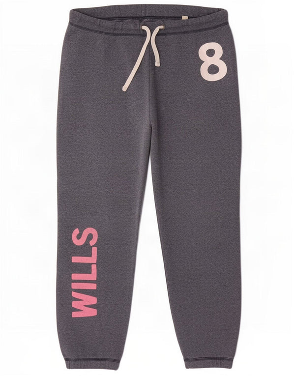 Damskie spodnie dresowe Jack Wills Graphic Joggers UK 14, duże niebieskie