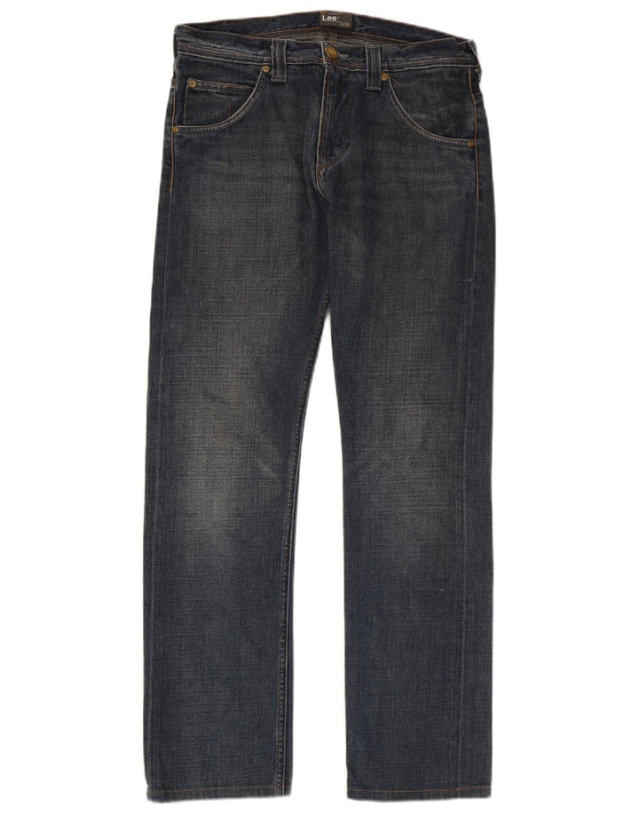 Męskie jeansy Lee Zed Straight W31 L34, niebieskie, bawełniane