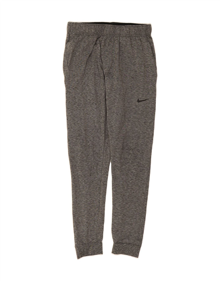 NIKE Womens Dri Fit Tracksuit Trousers Joggers UK 14 Medium  Grey Vintage Nike and Second-Hand Nike from Messina Hembry 