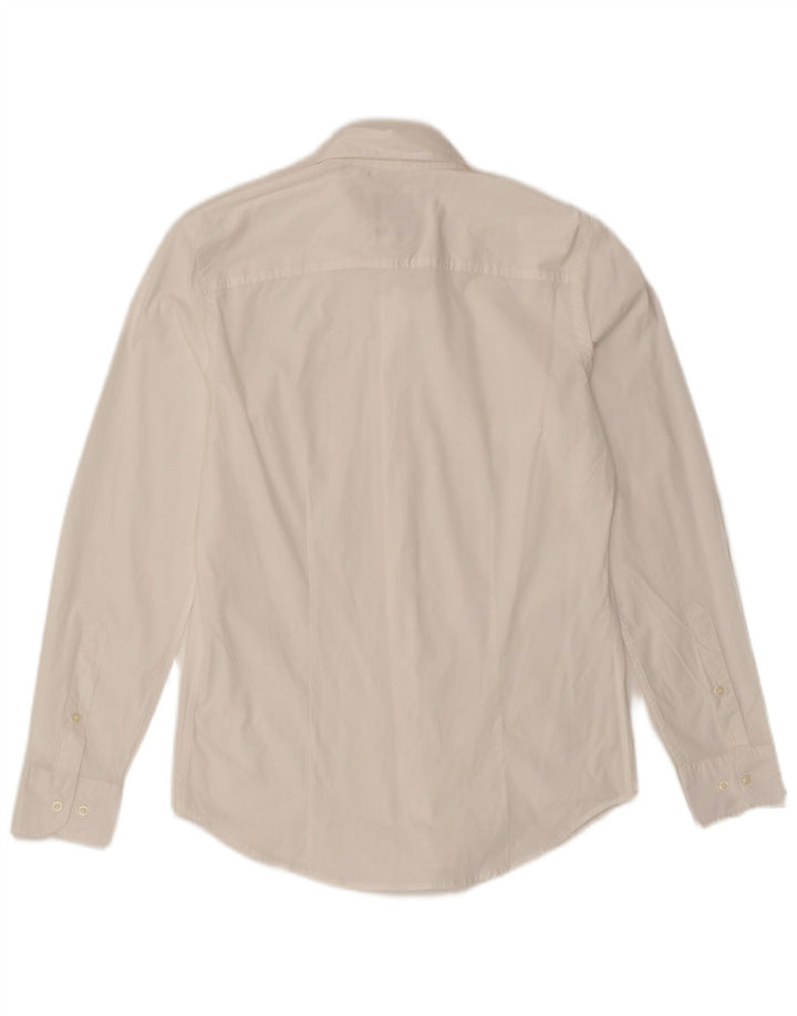 Koszula męska Sisley Slim Fit, rozmiar 40 15 3/4, średnia biel