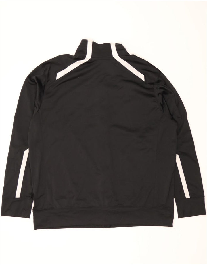 NIKE Mens Tracksuit Top Jacket XL Black Colourblock Polyester Vintage Nike and Second-Hand Nike from Messina Hembry 