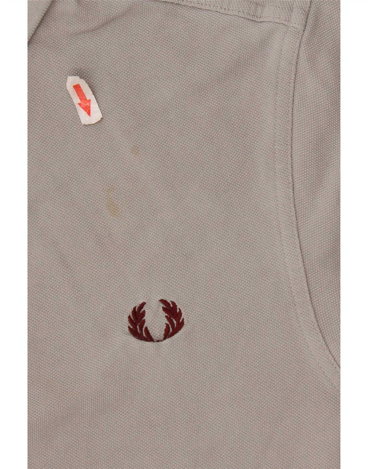 Męska koszulka polo Fred Perry, średnia szara bawełna