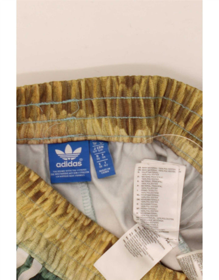 Damskie spodenki sportowe Adidas Abstrakcyjny wzór UK 10 Małe, wielokolorowe