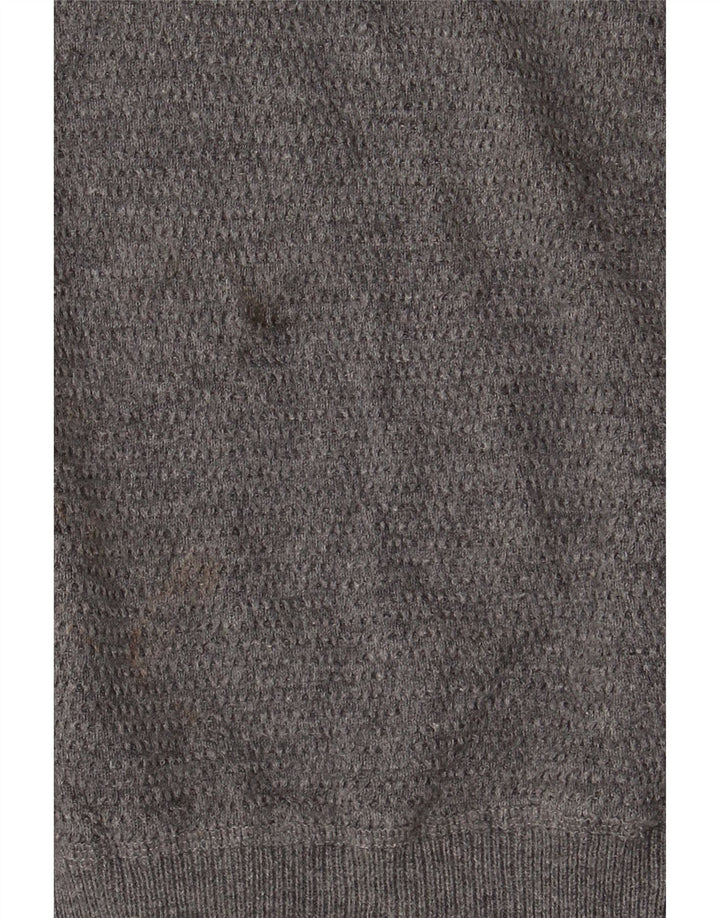 Męski sweter rozpinany Massimo Dutti z pełnym zamkiem XL, szary