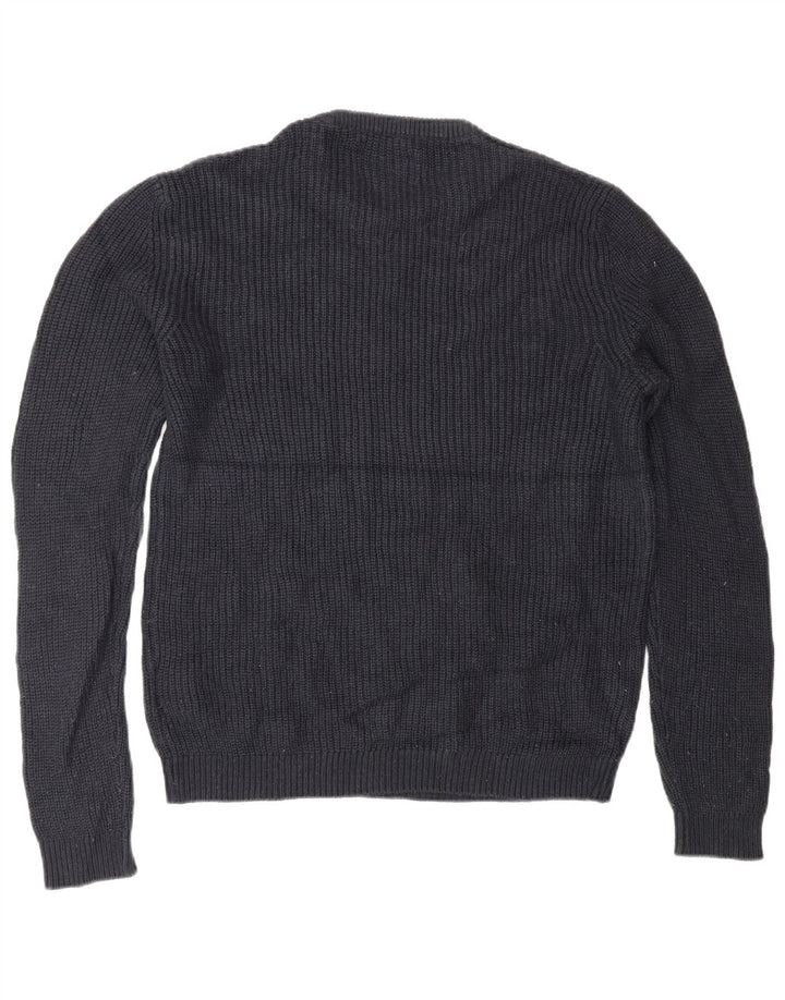 Męski sweter Jack & Jones z okrągłym dekoltem, średni granatowy akryl