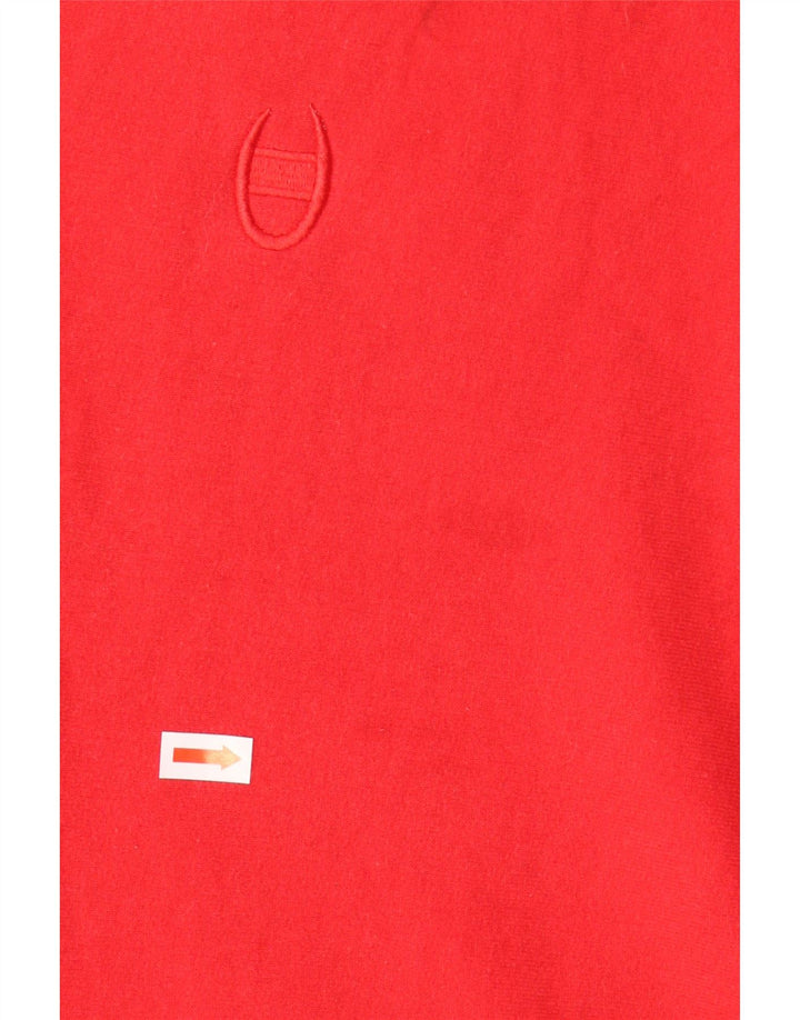CHAMPION Mens Hoodie Jumper Large Red Cotton