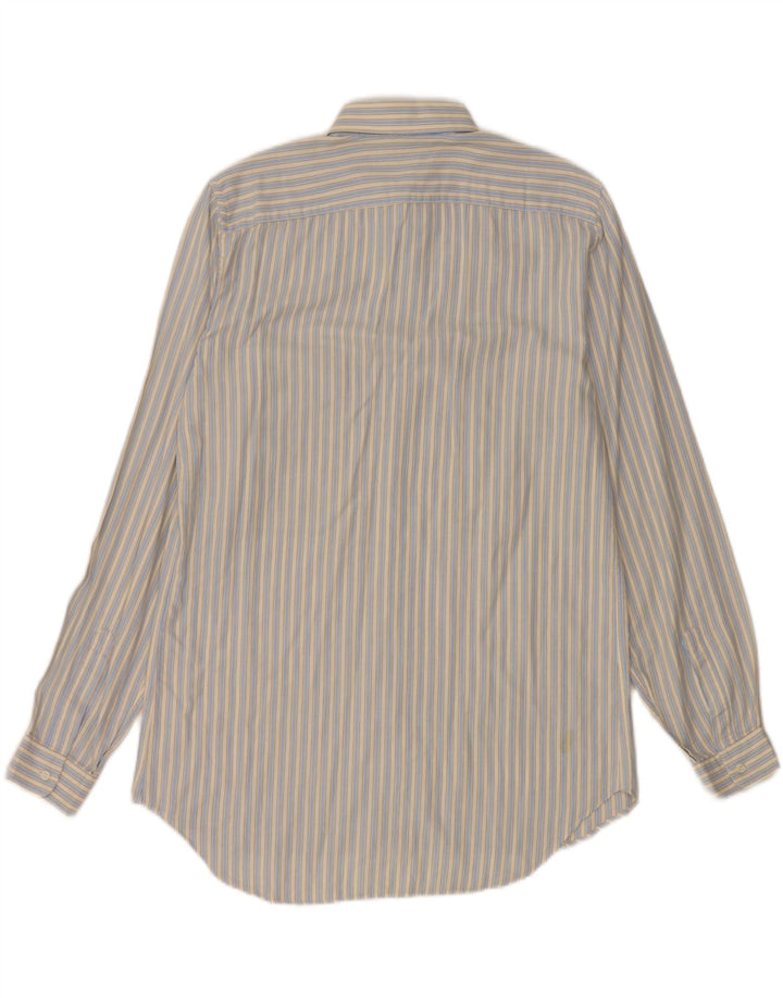 Koszula męska BORSALINO rozmiar 39 15 1/2 w średnie niebieskie paski