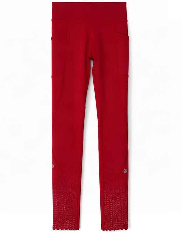 Lululemon Damskie legginsy US 4 Small Red Sports