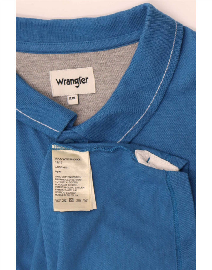 Męska koszulka polo Wrangler 2XL, bawełniana w niebieskie paski