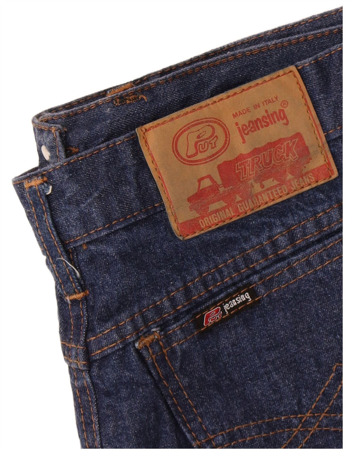 Vintage damska spódnica dżinsowa W30 średni granat