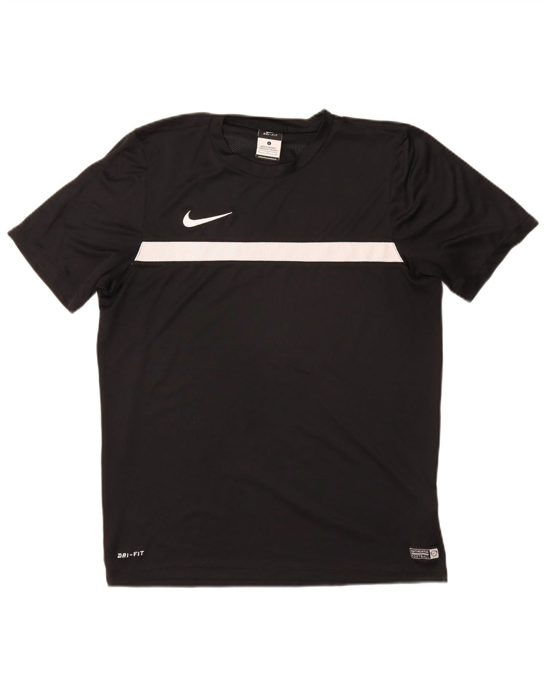 Męski T-shirt NIKE Dri Fit, duży, czarny, poliester