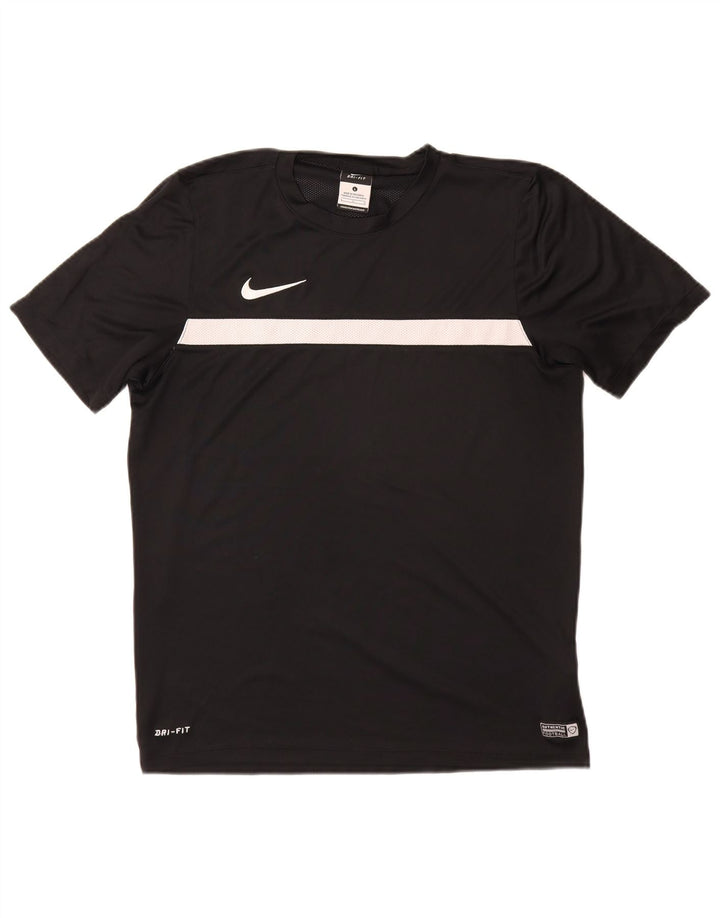 Męski T-shirt NIKE Dri Fit, duży, czarny, poliester