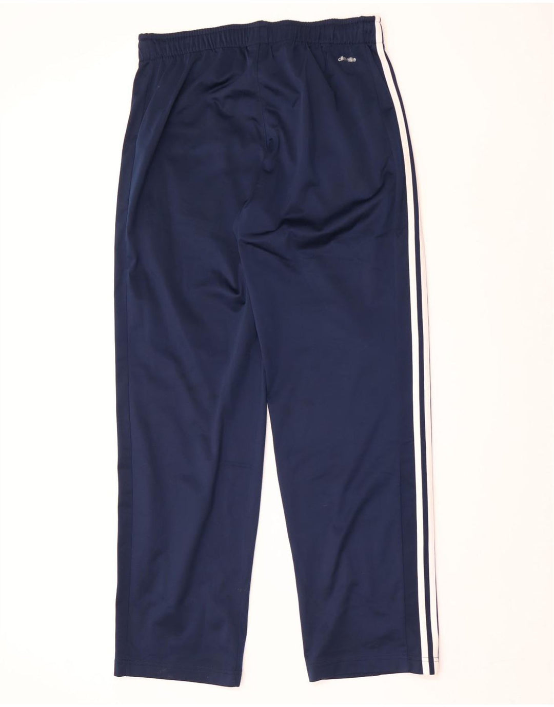 Męskie spodnie dresowe Adidas Climalite, duże, granatowe, z poliestru