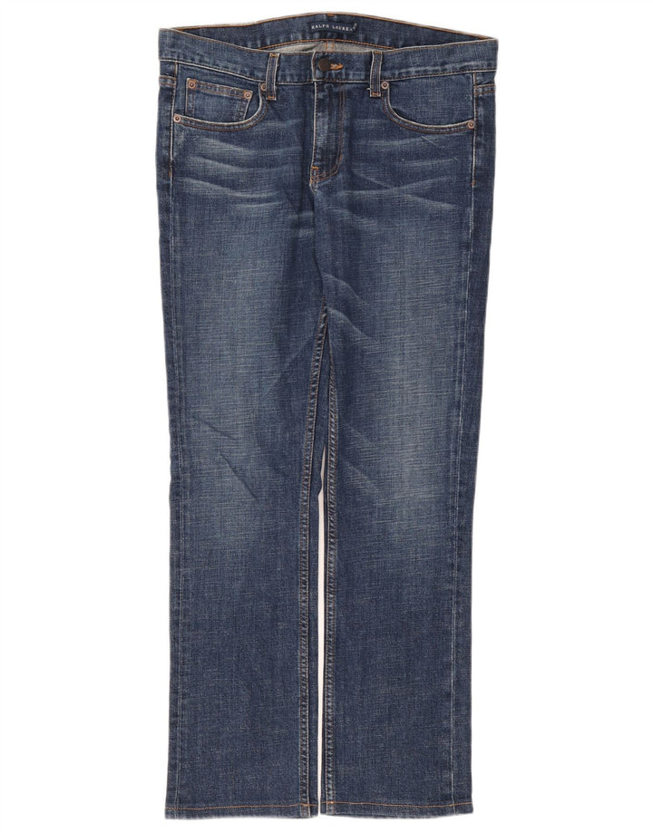 Damskie jeansy proste Ralph Lauren W31 L29 niebieskie