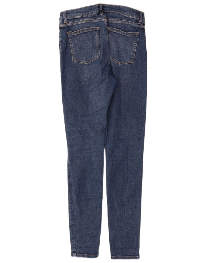 Damskie jeansy skinny Gant, średnie W28 L30, niebieskie, bawełniane