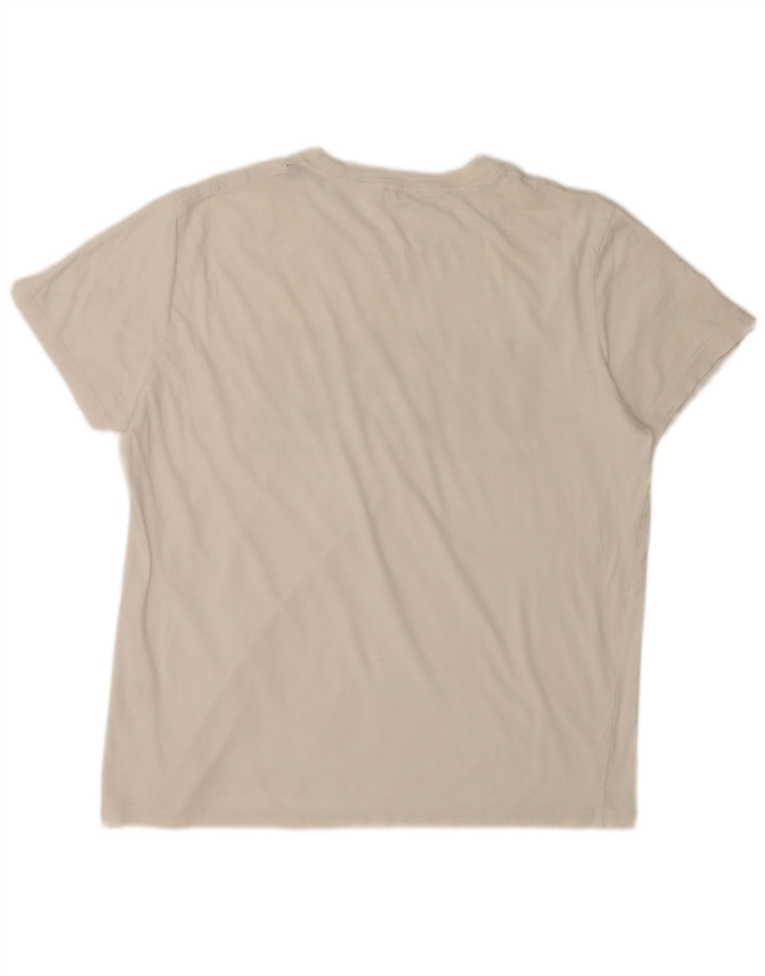 Męski T-shirt Diesel z grafiką, duży, w kolorze złamanej bieli