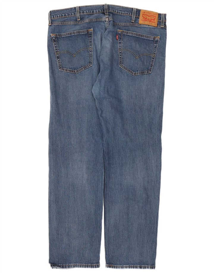 Męskie jeansy Levi's 505 Straight W40 L32 Niebieskie bawełniane