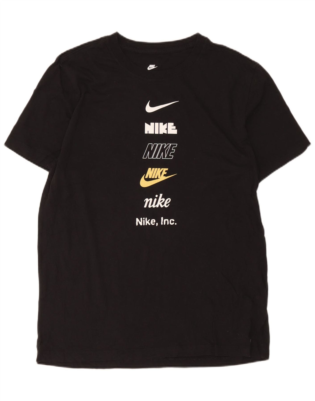 Męski T-shirt z grafiką Nike, duży, czarny, bawełniany
