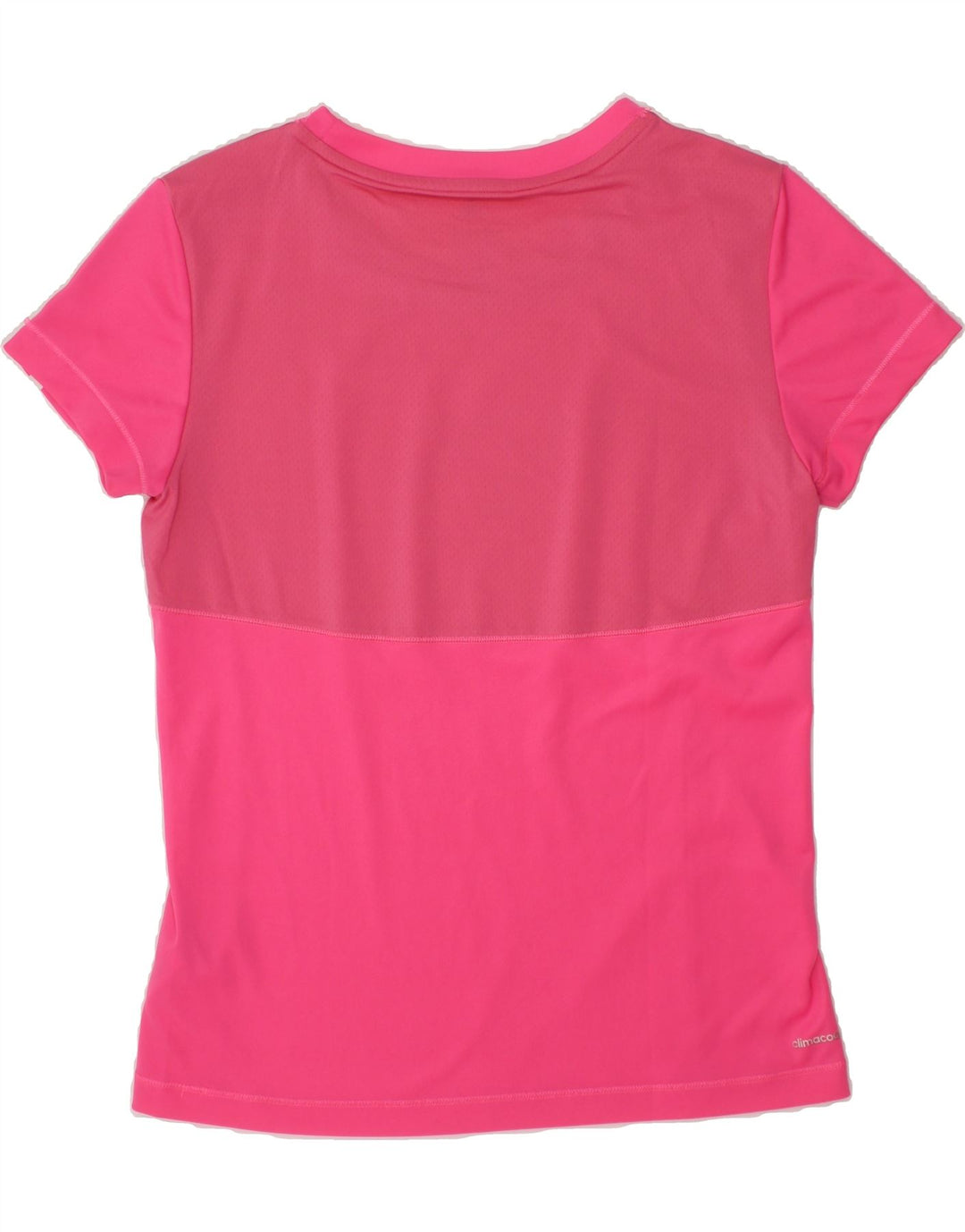 ADIDAS Girls Climacool T-Shirt Top 11-12 Years Pink Polyester Vintage Adidas and Second-Hand Adidas from Messina Hembry 