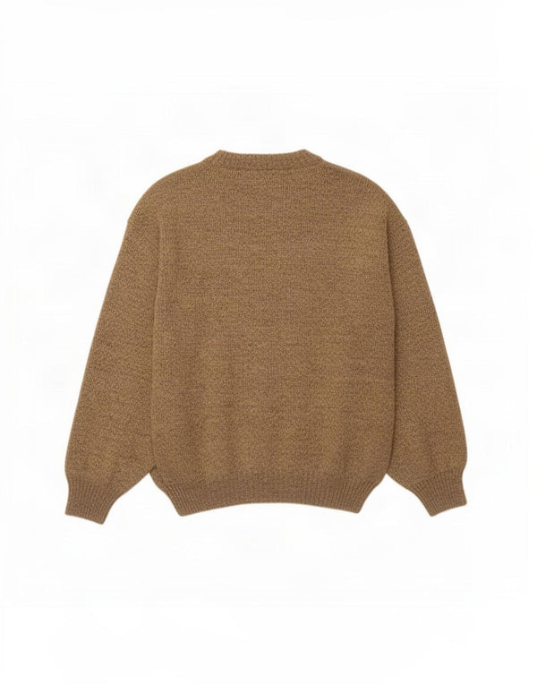 Męski sweter z wycięciem pod szyją Tris Line IT 54 XL, brązowy Fair Isle