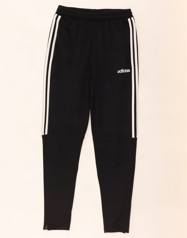 Męskie spodnie dresowe Adidas Climalite, małe, czarne, poliestrowe