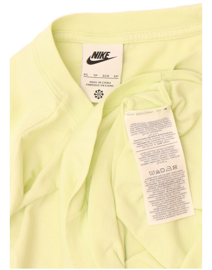 T-shirt męski Nike XS, żółty, bawełniany