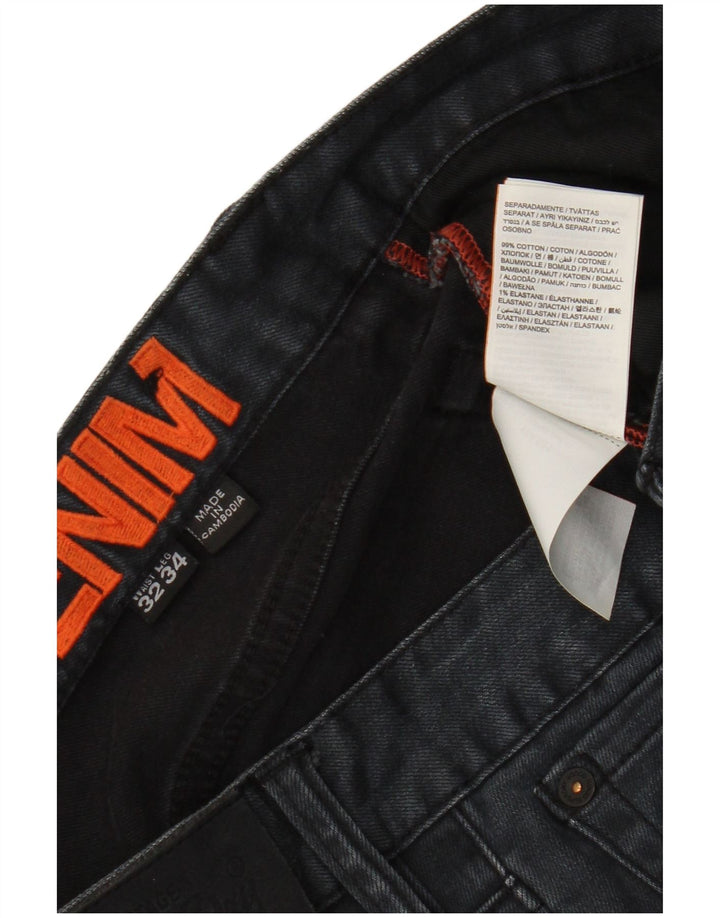 Męskie jeansy rurkowe Superdry W32 L28 Granatowe, bawełniane