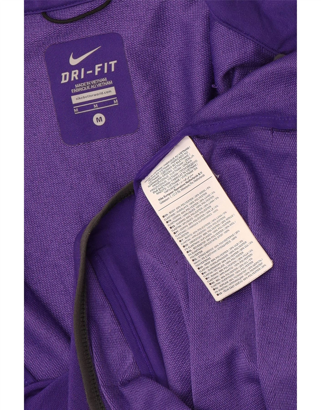 Kurtka męska dresowa Nike, średni fiolet, poliester