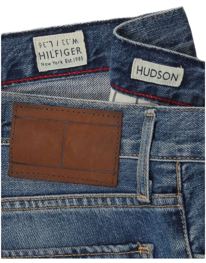 Męskie dżinsy Tommy Hilfiger Hudson Straight W33 L33 Niebieskie