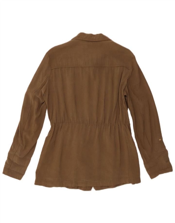Damska kurtka bomberka Zara UK 14, średnia wiskoza khaki