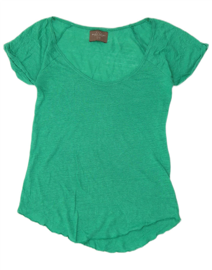 T-shirt damski Zara Top UK 10 Small Green