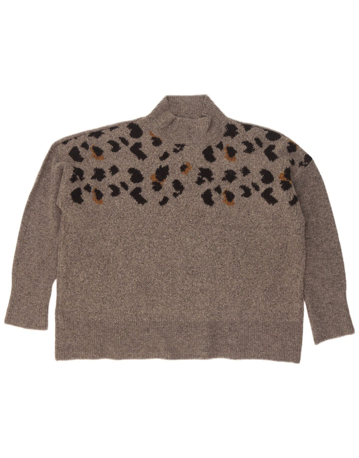 Marks & Spencer Damski sweter z golfem, UK 18 XL, szary
