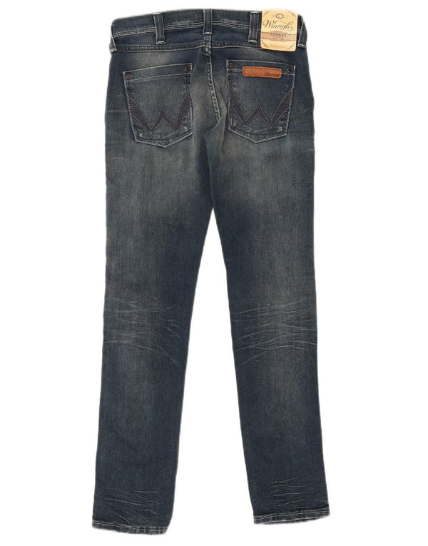 Damskie jeansy WRANGLER Stokes Slim W28 L30 Granatowe, bawełniane