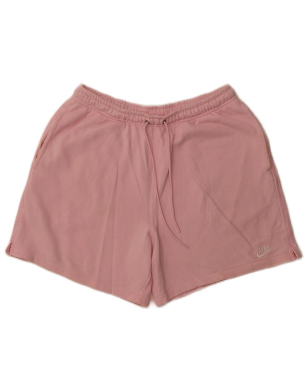 Damskie spodenki sportowe NIKE UK 14 Średni różowy, bawełniany