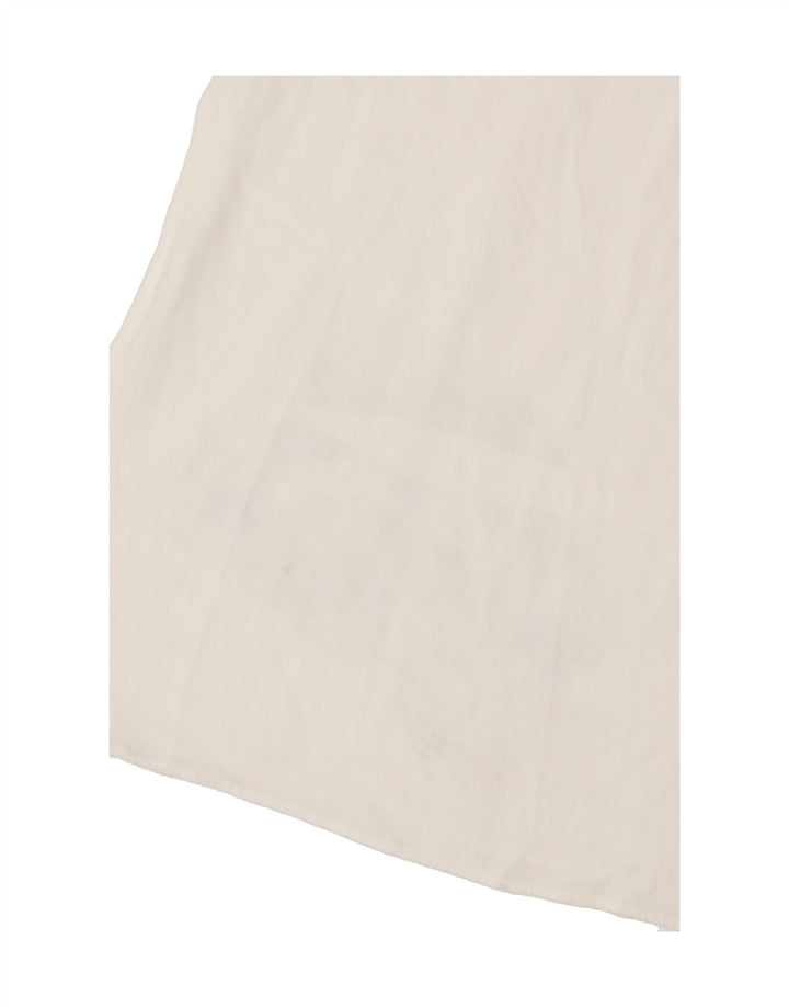 MASSIMO DUTTI Womens Sleeveless Maxi Dress EU 36 XS White Vintage Massimo Dutti and Second-Hand Massimo Dutti from Messina Hembry 