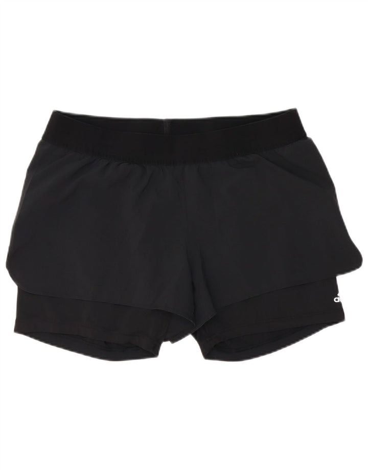 Damskie spodenki sportowe Adidas UK 14, duże, czarne