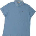 Męska koszulka polo Lacoste, rozmiar 6, XL, niebieska, bawełniana