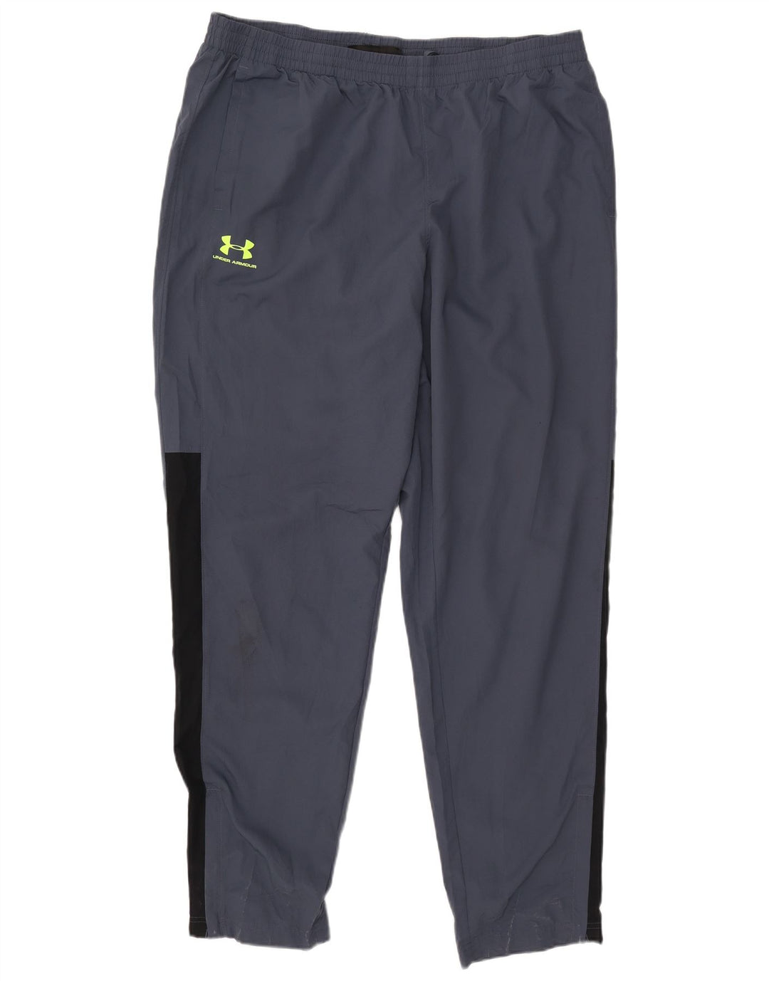 Męskie spodnie dresowe UNDER ARMOUR 2XL, granatowy, poliester z blokami kolorów