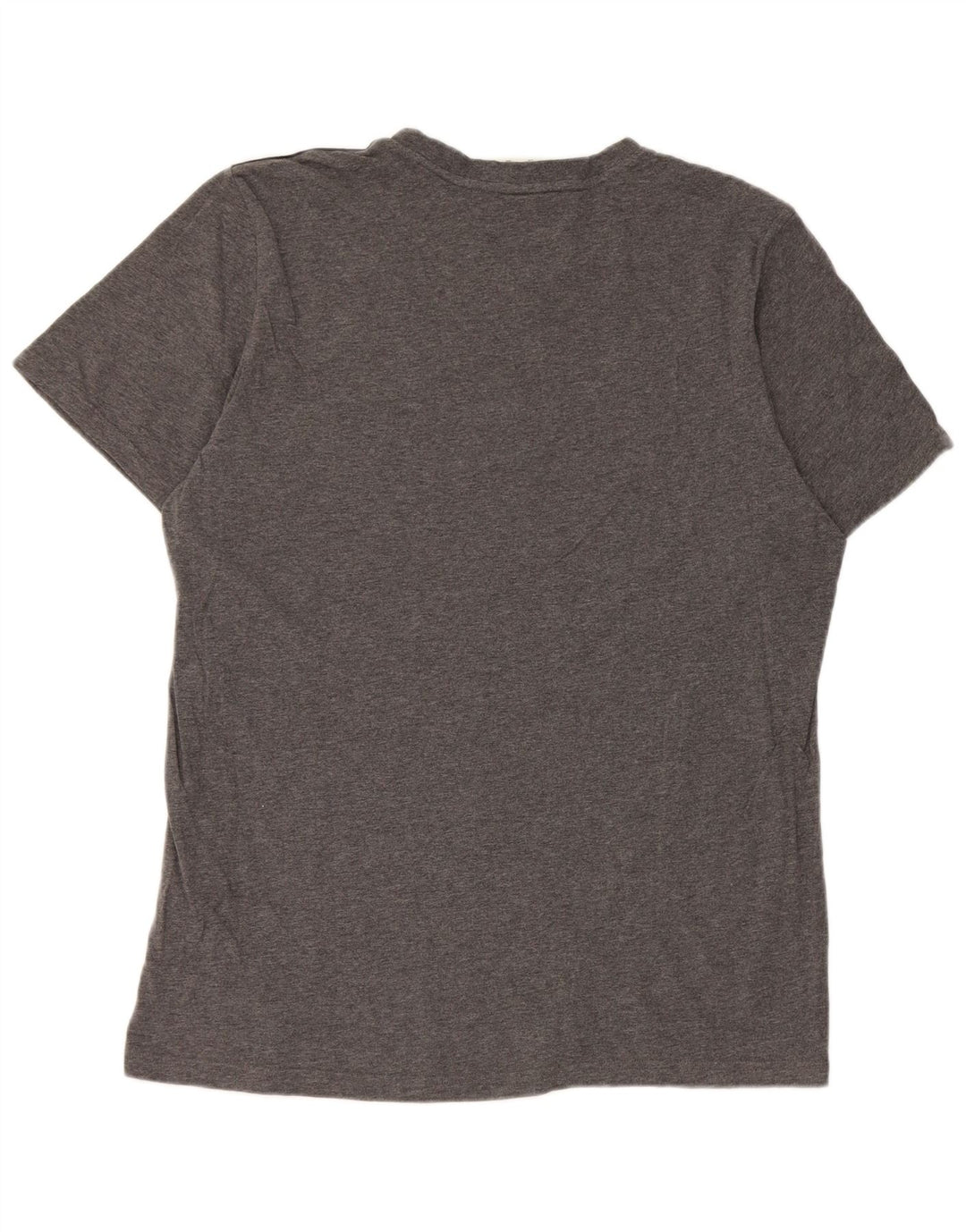 Adidas Męski T-shirt Top Duży Szary Bawełniany