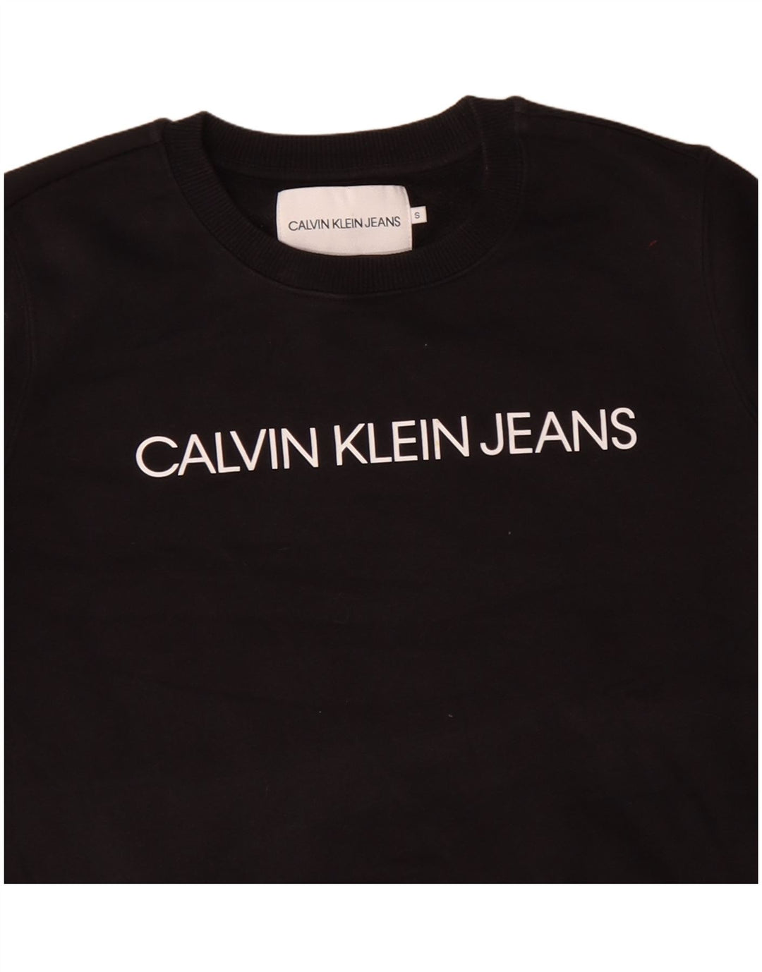 CALVIN KLEIN JEANS Damski sweter oversize UK 10 Small Black