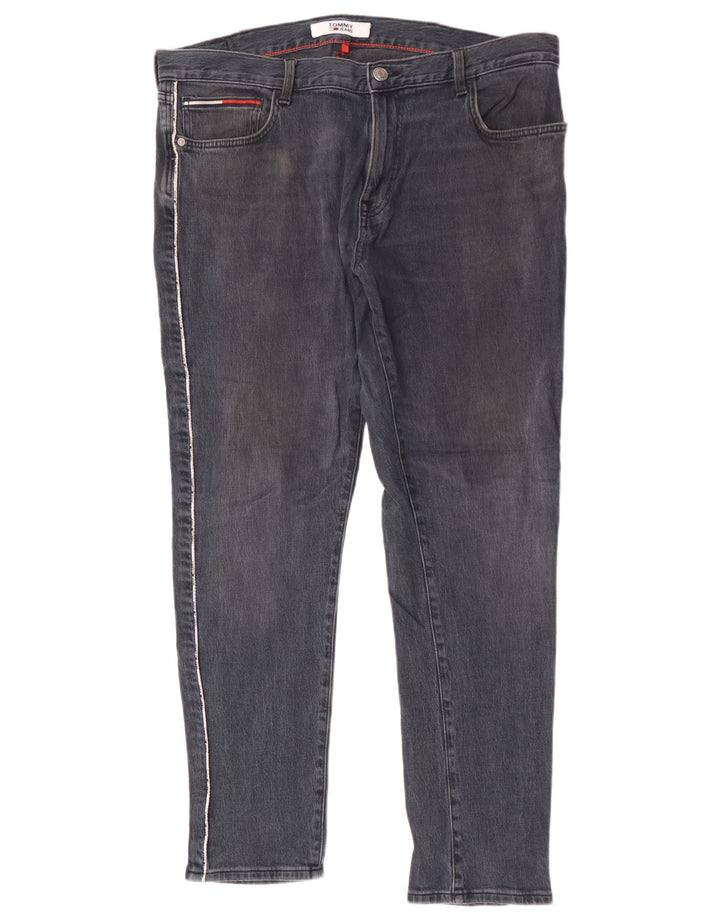 Męskie jeansy slim fit Tommy Hilfiger W38 L32 Niebieskie bawełniane