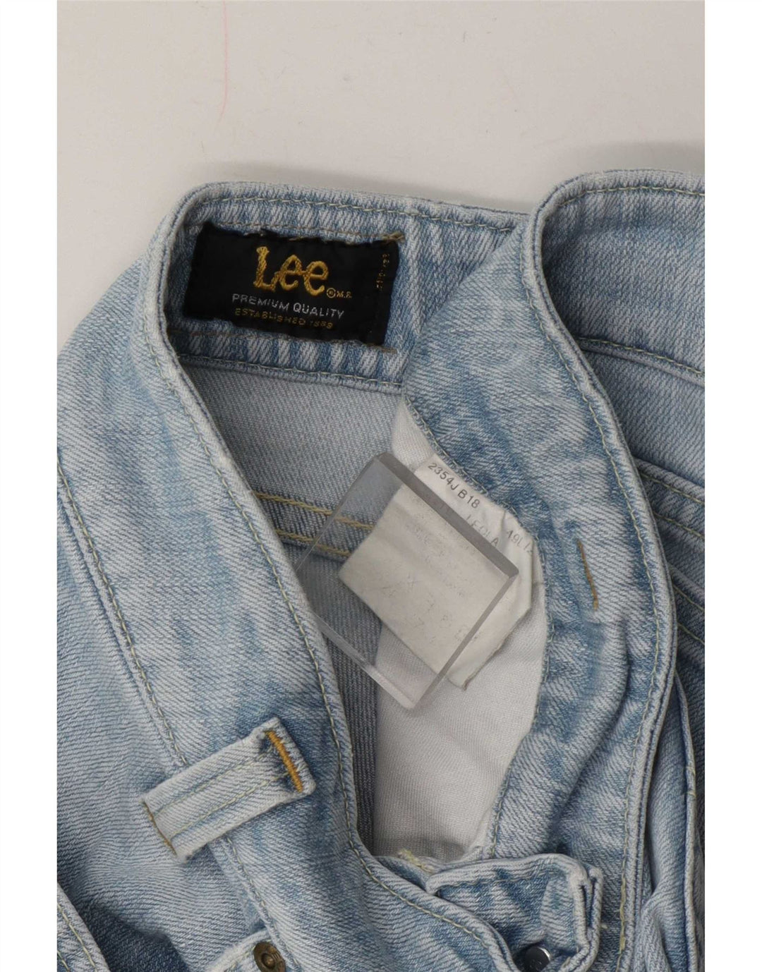 Damskie jeansy Lee Leola Bootcut W28 L32 Niebieskie bawełniane