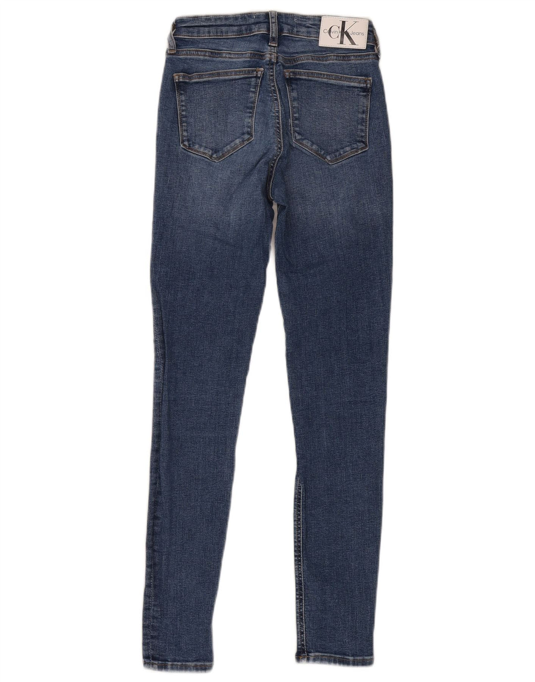 Damskie jeansy Skinny Calvin Klein W25 L30 Niebieskie