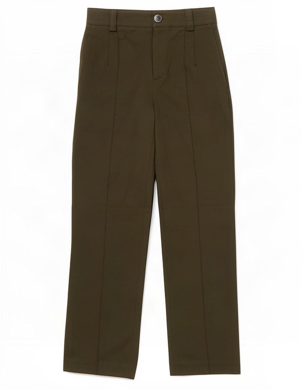 Damskie zwężane spodnie codzienne Zara XS W24 L32 Khaki Poliester